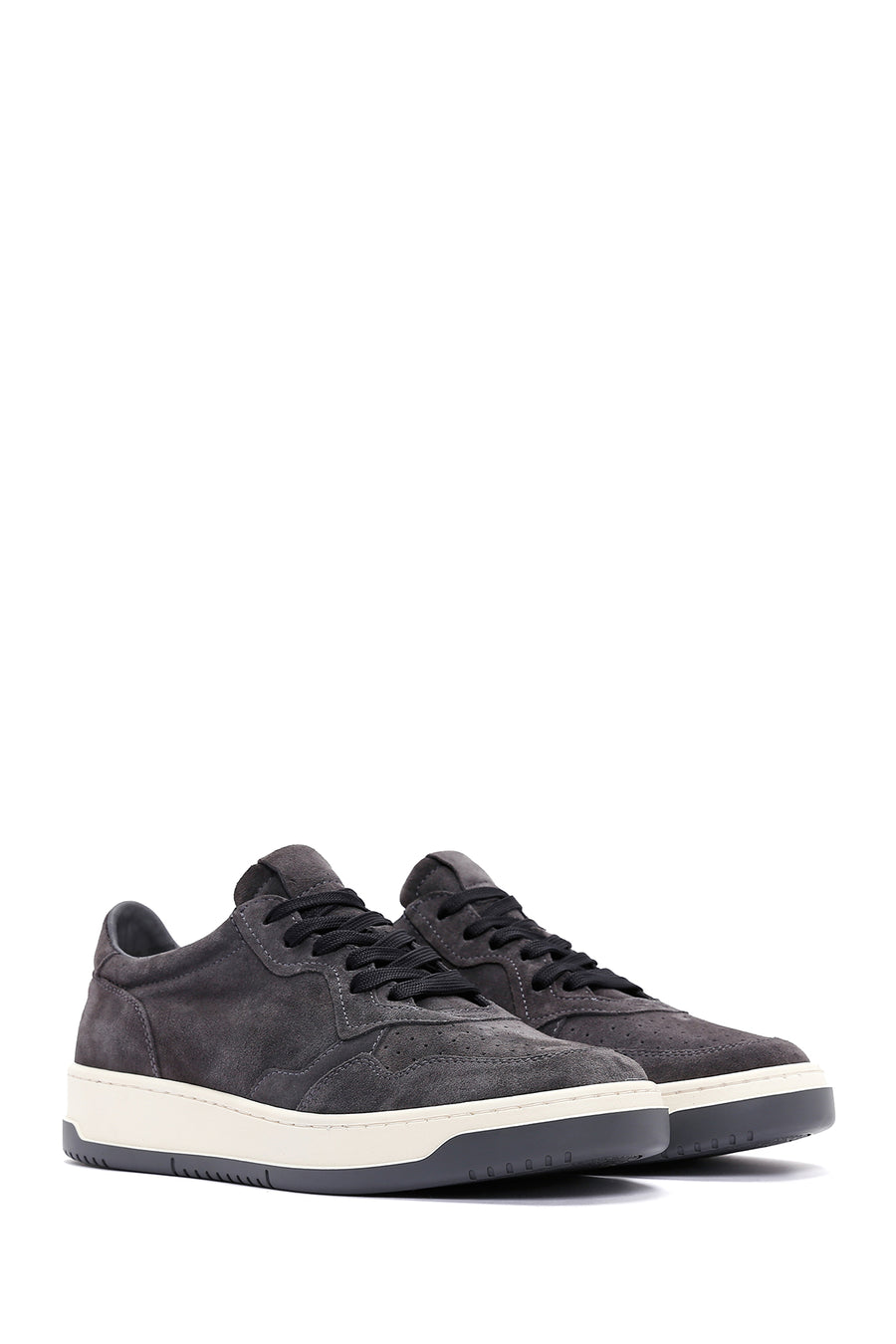 Men's Anthracite Suede Leather Sneaker