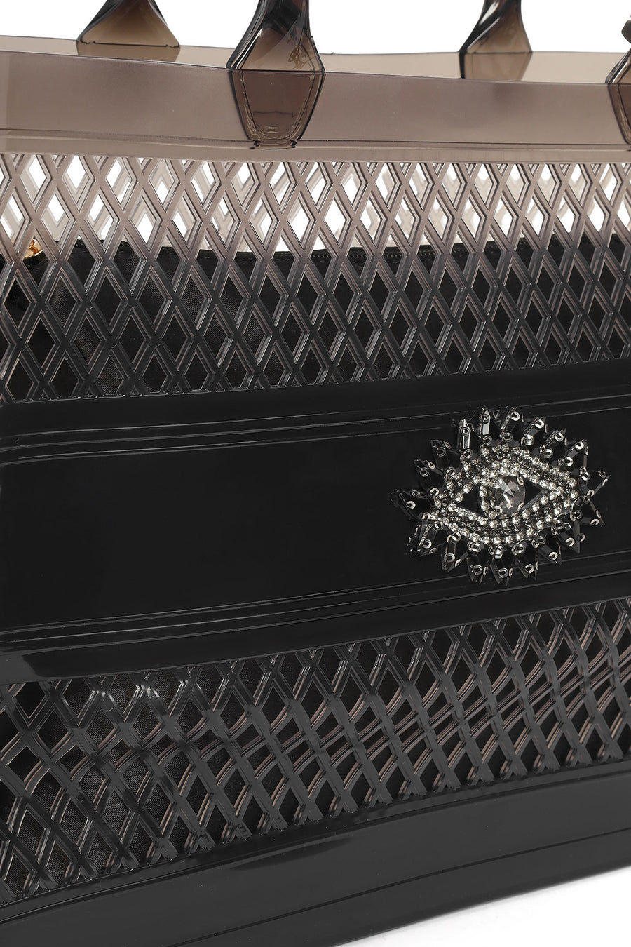 Women's Black Jelly Shoulder Bag