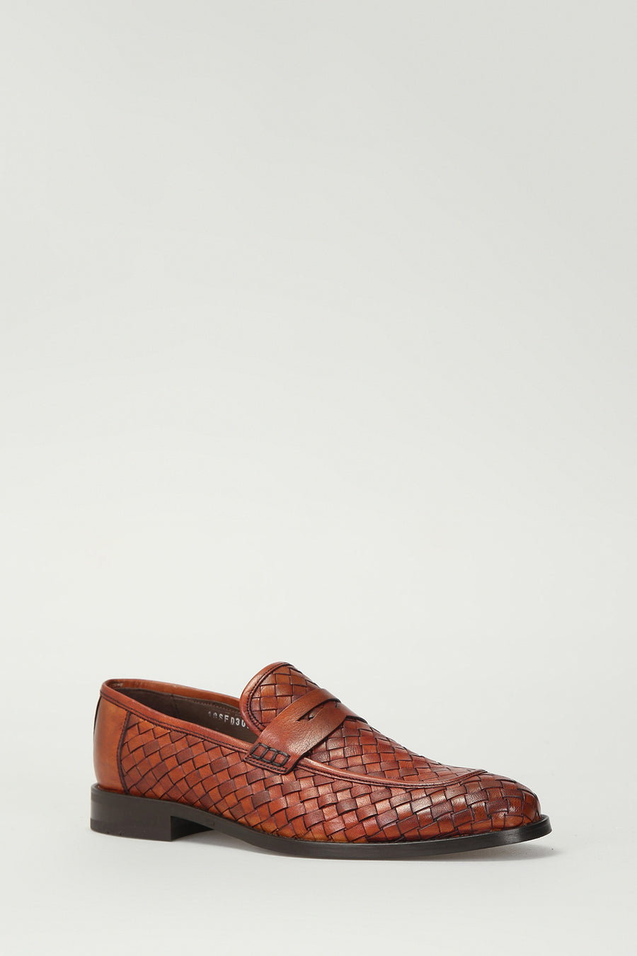 Örgülü Erkek Deri Loafer