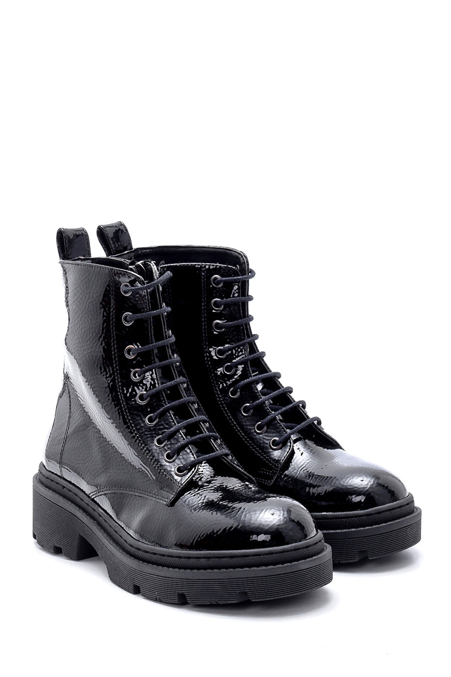 Women's Patent Leather Boots