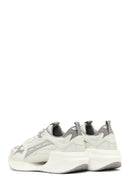 Derimod Studio Women's Silver Lace-Up Thick-Soled Sneaker | Derimod