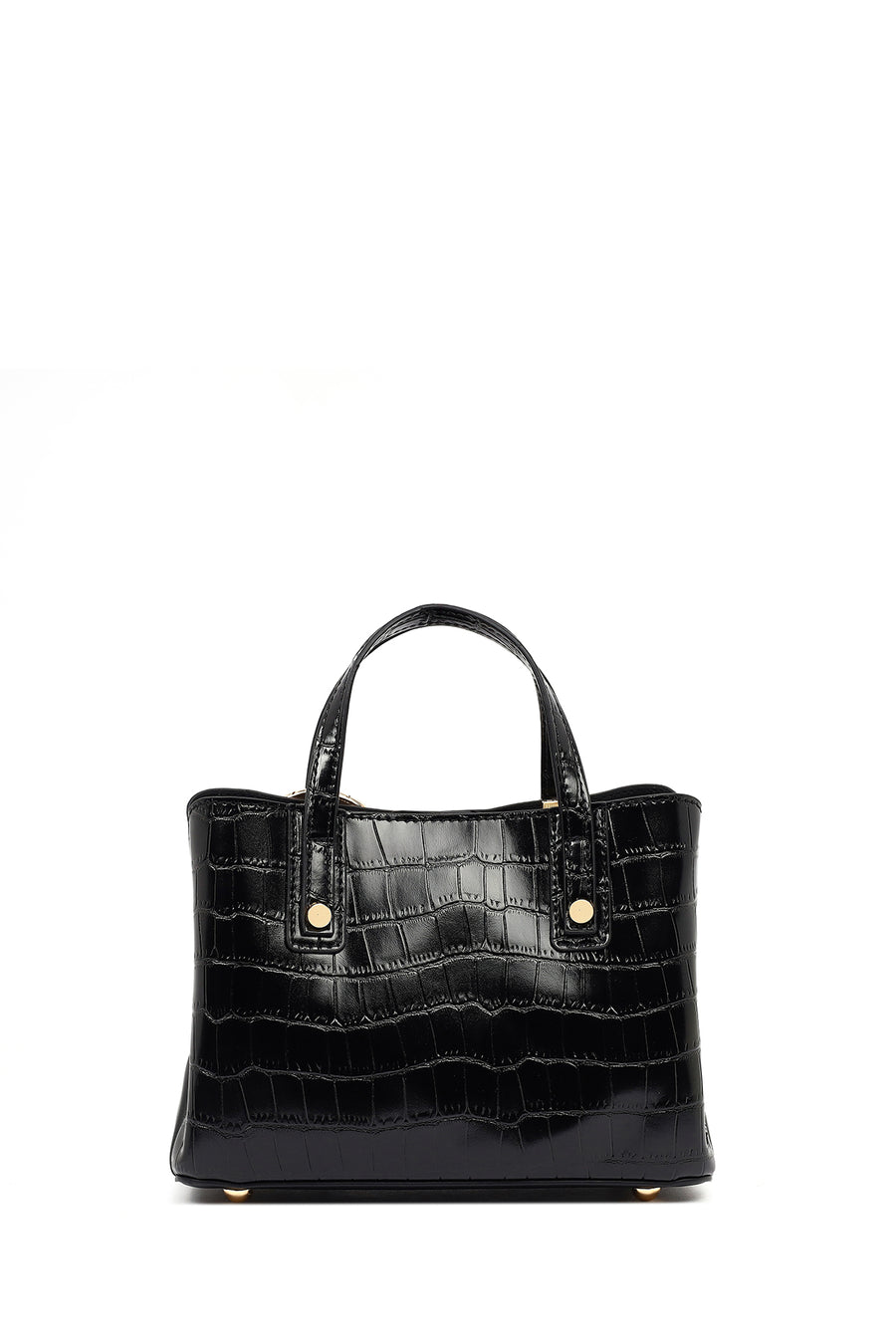 Women's Black Long Strap Mini Classic Handbag