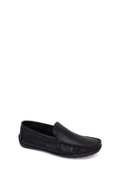 Erkek Siyah Deri Loafer | Derimod