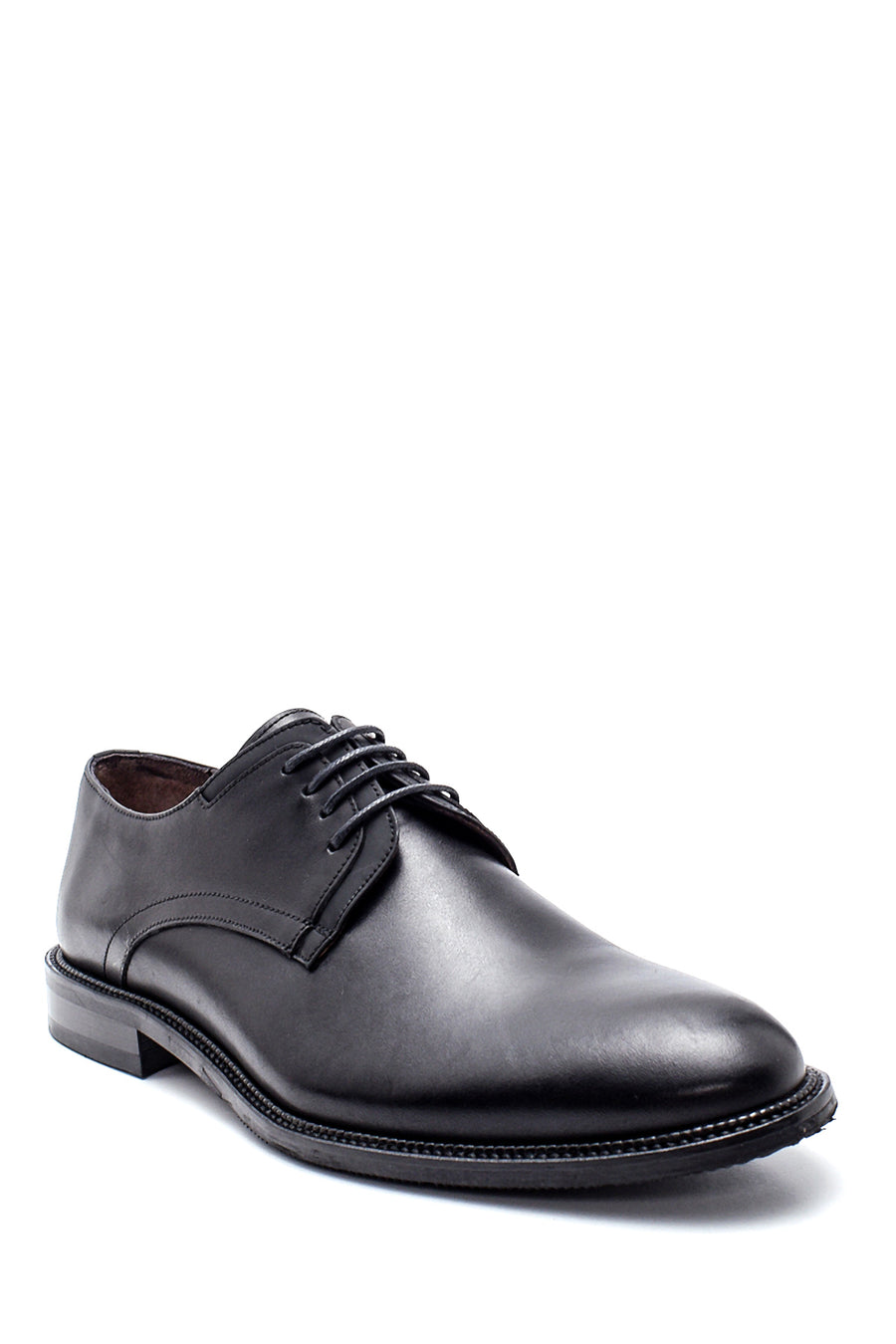Men's Black Leather Casual Shoes