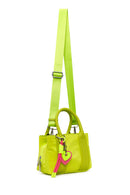 Woman Green Long-Strap Accessory Fabric Shoulder Bag | Derimod