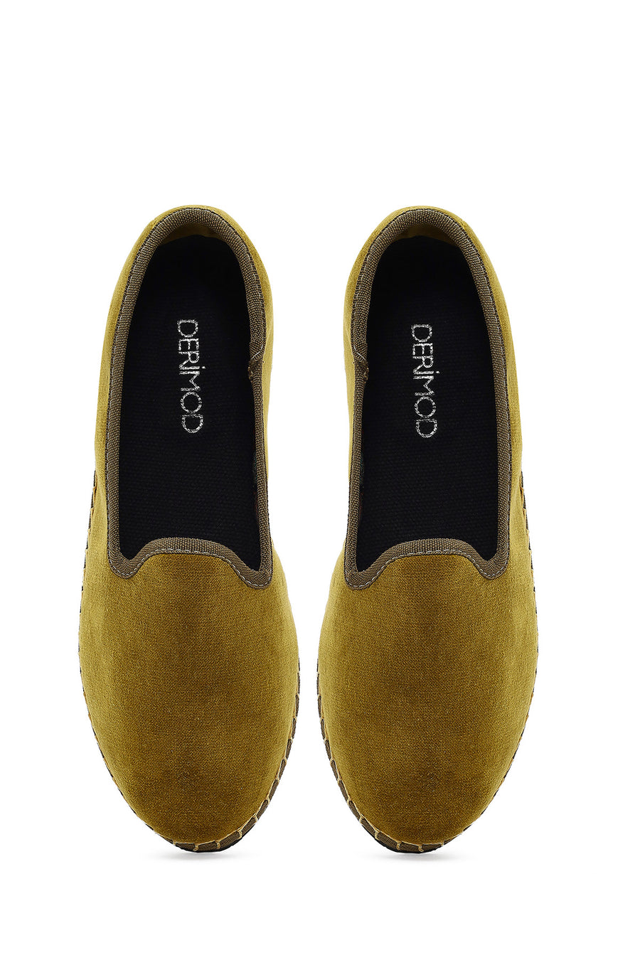 Kadın Yeşil Kumaş Loafer