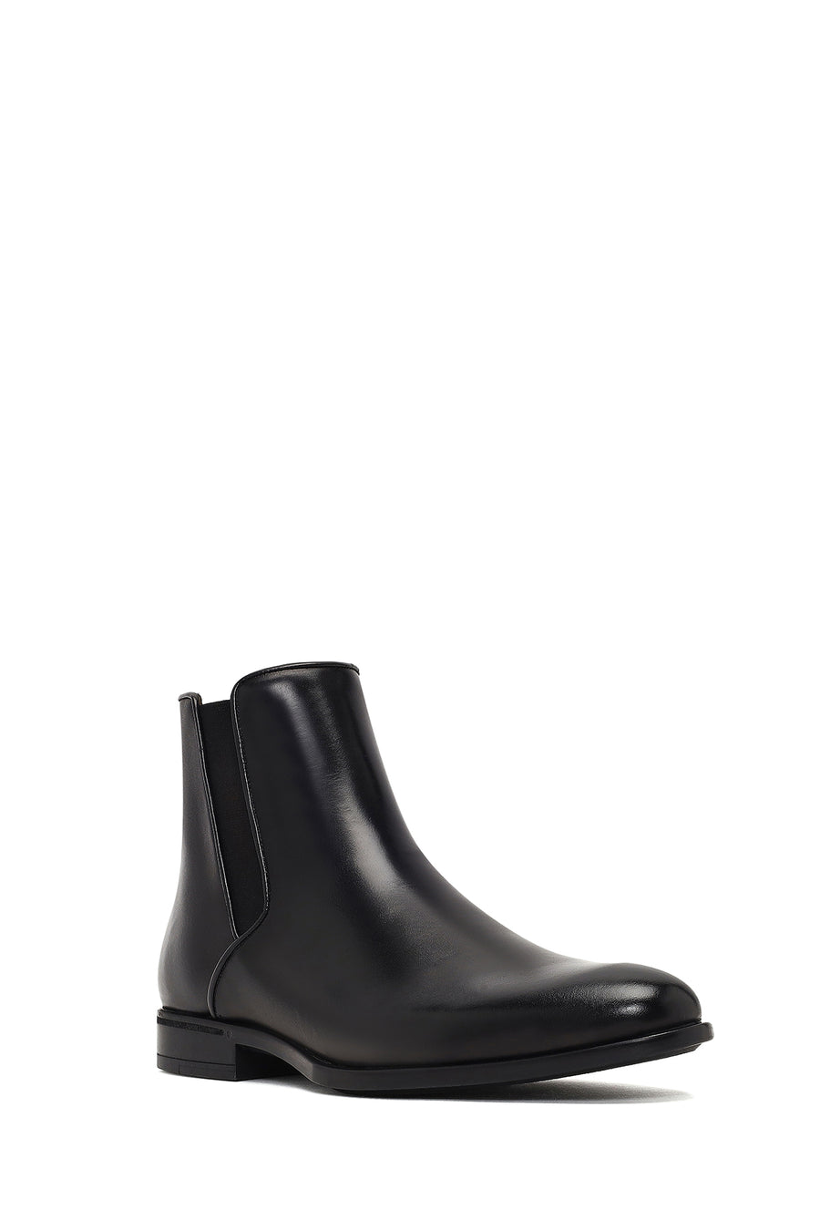Male Black Leather Chelsea Boots