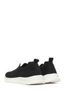 Woman Navy Patterned Suede Comfort Shoes | Derimod