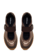 Woman Brown Strappy Sporty Ballerine flats | Derimod