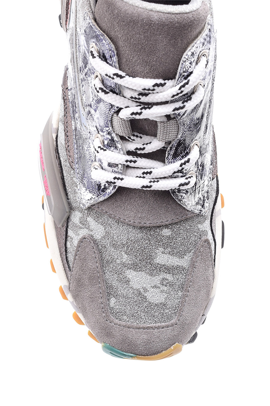 Kadın Yüksek Tabanlı Desenli Sneaker