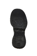 Camper Women's Black Bcn Thick Soled Leather Sandals | Derimod