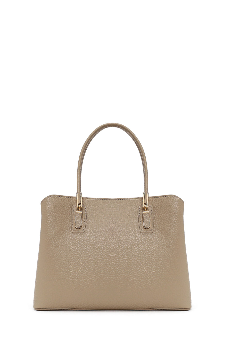 Woman Cream Classic Long-Strap Shoulder Bag