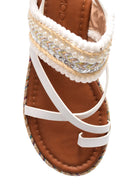Women's Embroidered Sandals | Derimod