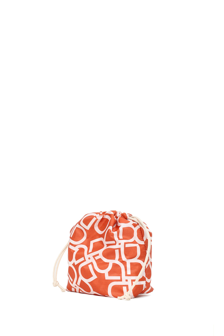 Woman Beige Long-Strap Wicker Shoulder Bag