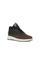 Geox Men's Brown Aerantis Lace-Up Nubuck Leather Boots | Derimod