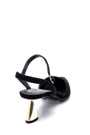 Women's Suede Heeled Sandals | Derimod