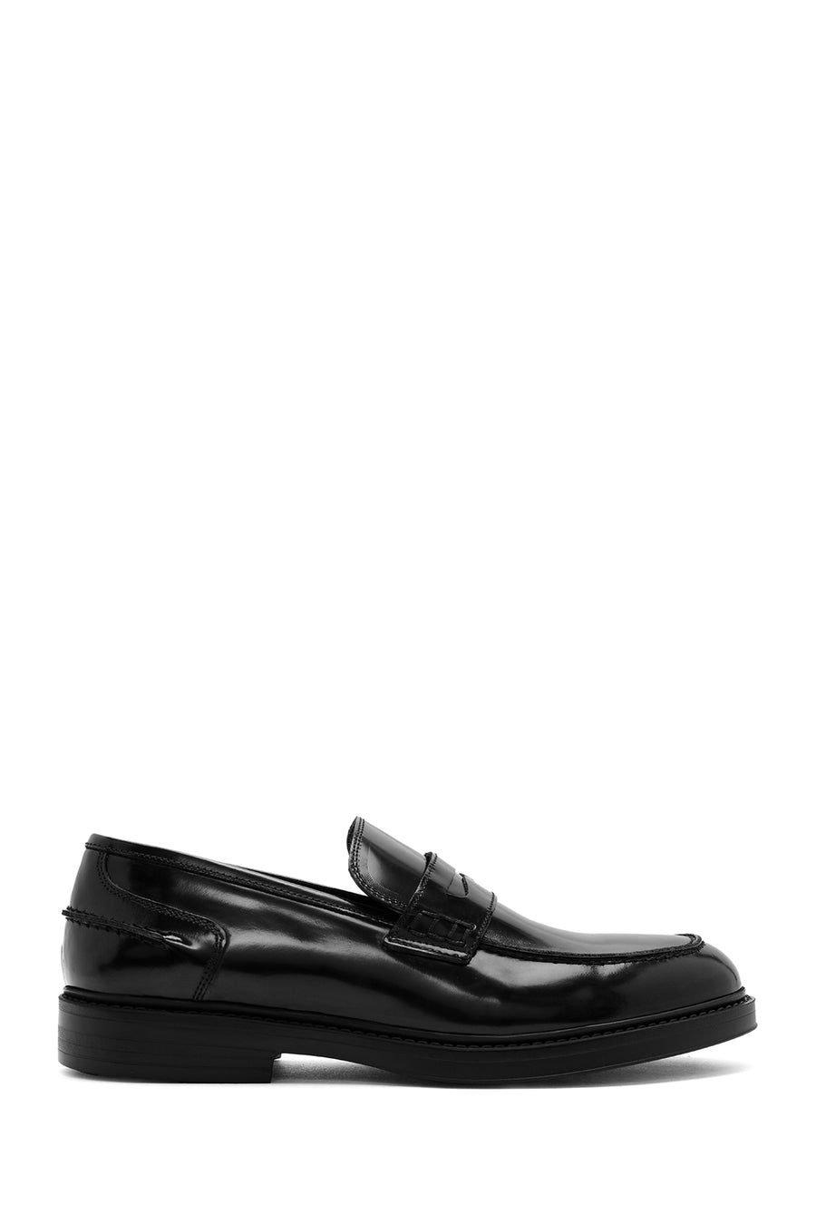 Erkek Siyah Deri Klasik Loafer 24WFD704622 | Derimod