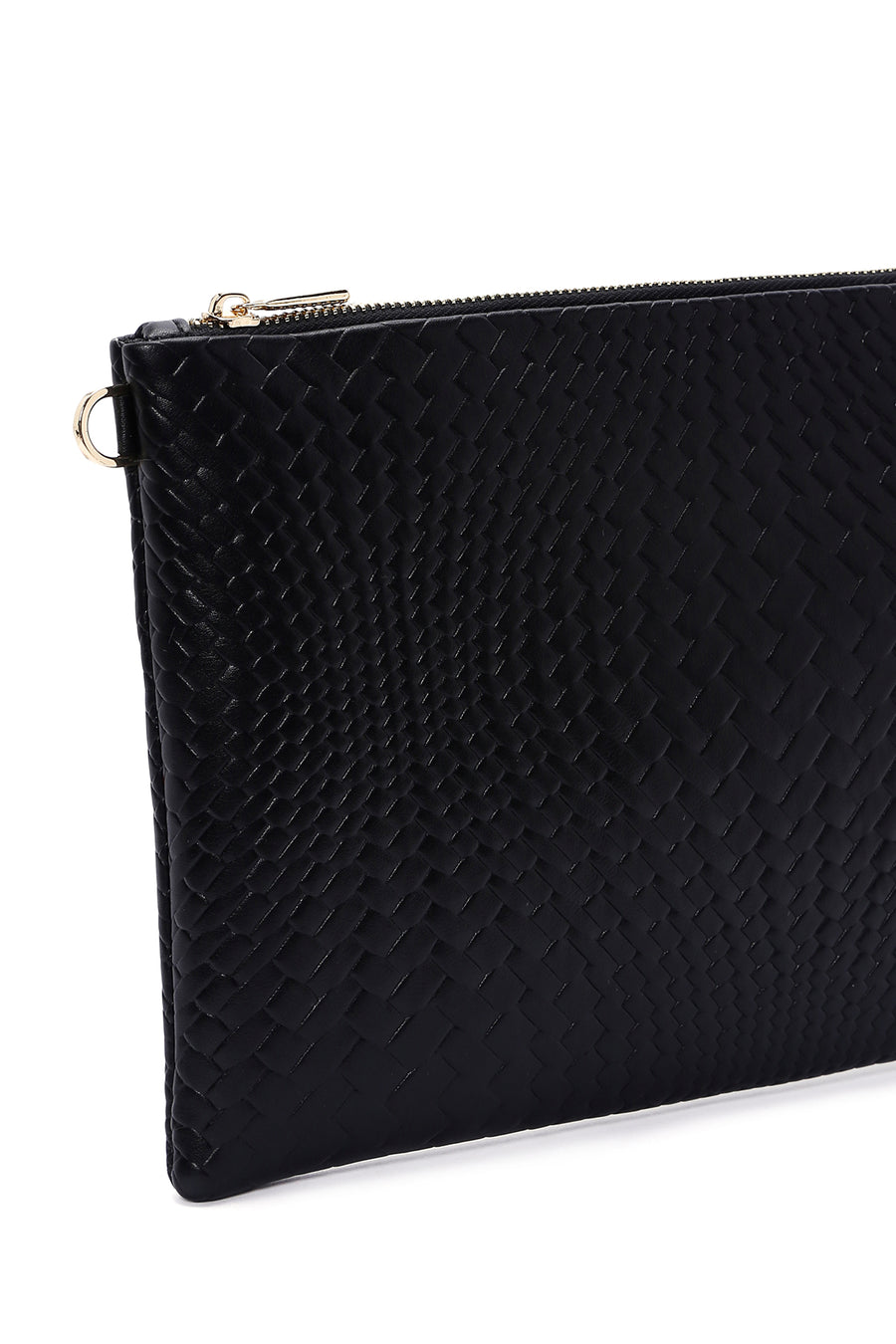 Women's Black Printed Portfolio Bag