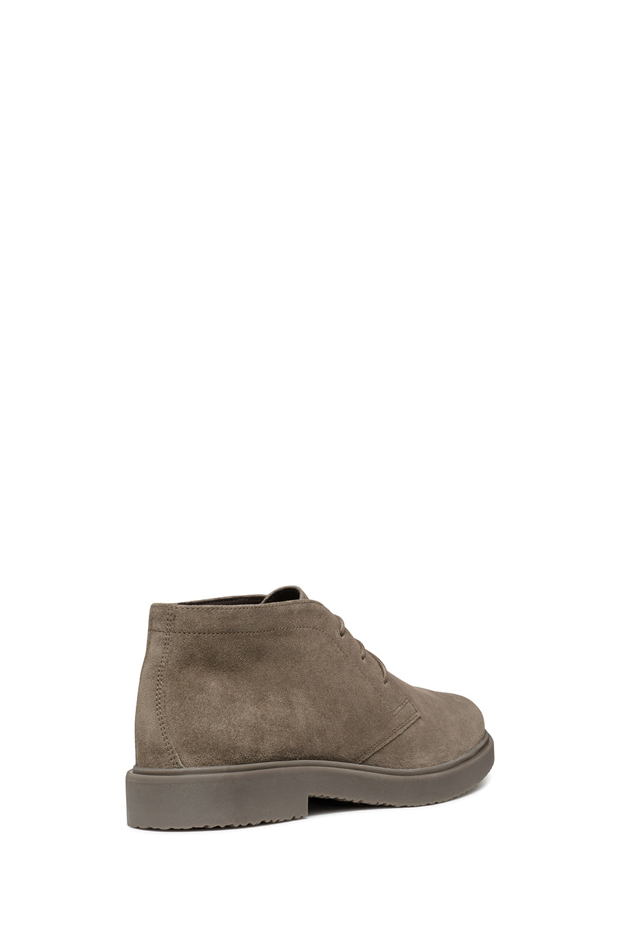 Geox Men's Cream Massimiano Laced Suede Leather Boots