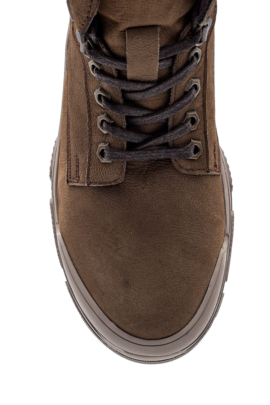 Men's Nubuck Leather Zippered Sports Boots