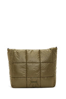 Women's Khaki Quilted Shoulder Bag | Derimod