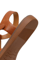Women's Tan Ankle Buckle Sandals | Derimod