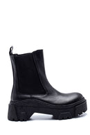 Women's Leather High Sole Chelsea Boots | Derimod