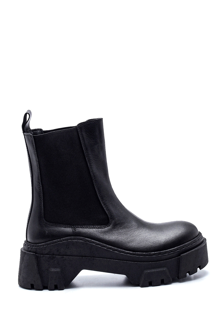 Women's Leather High Sole Chelsea Boots 21WFD200818 | Derimod