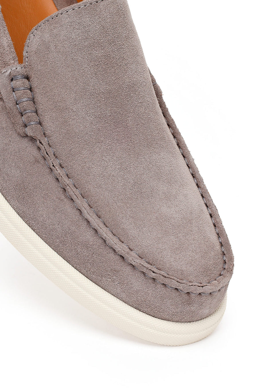 Male Grey Suede Loafer
