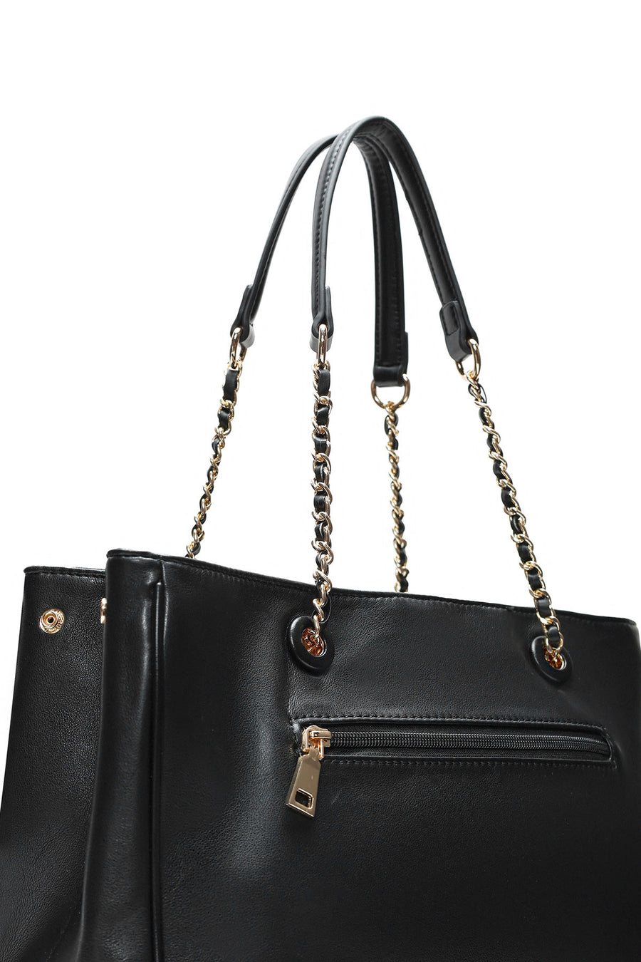 Women's Black Long Strap Printed Shoulder Bag