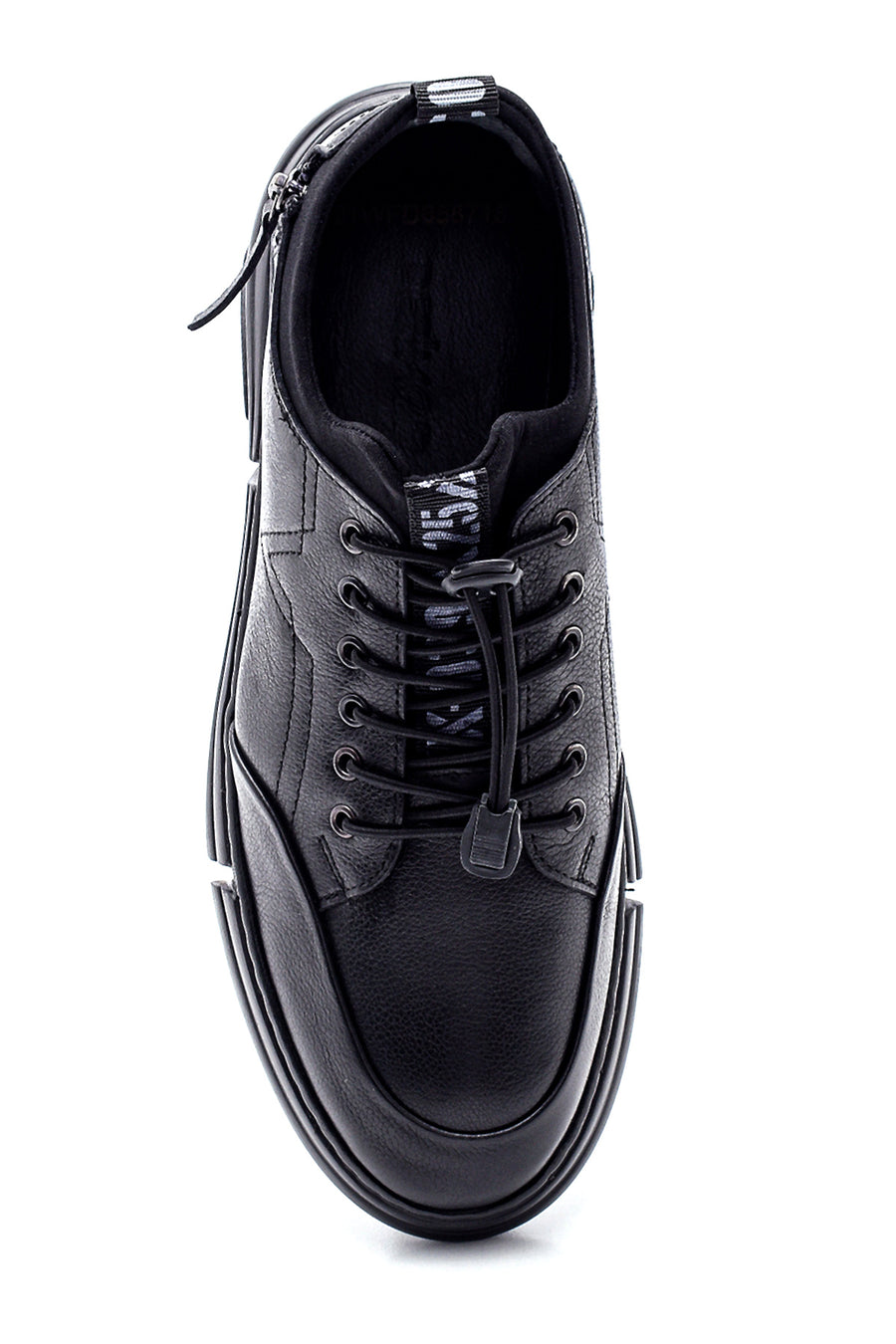 Men's Leather Zipper Detailed Sneaker