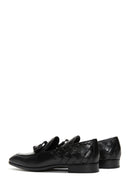Erkek Deri Örgü Detaylı Klasik Loafer | Derimod