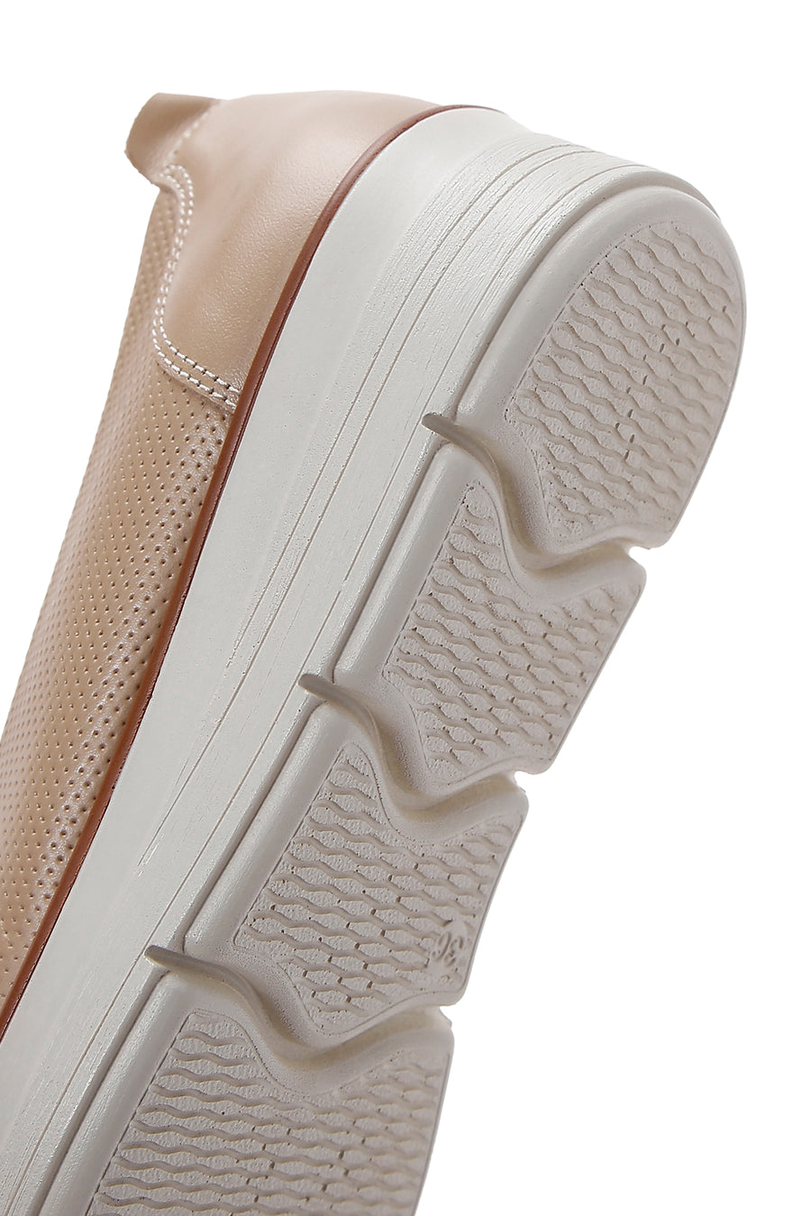 Kadın Vizon Deri Comfort Loafer