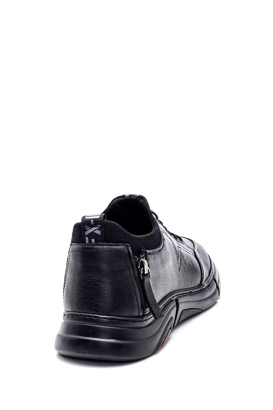 Men's Leather Zipper Detailed Sneaker