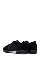 Woman Black Lace-Up Leather Sneaker | Derimod