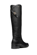 Geox Women Black D Camexia Np Abx Zippered Leather Boot | Derimod