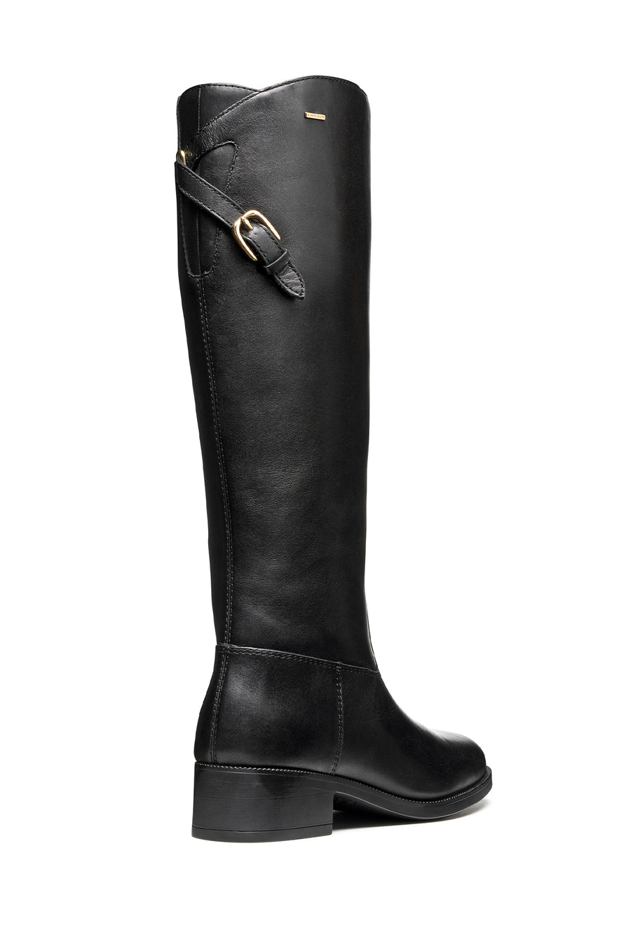 Geox Women Black D Camexia Np Abx Zippered Leather Boot