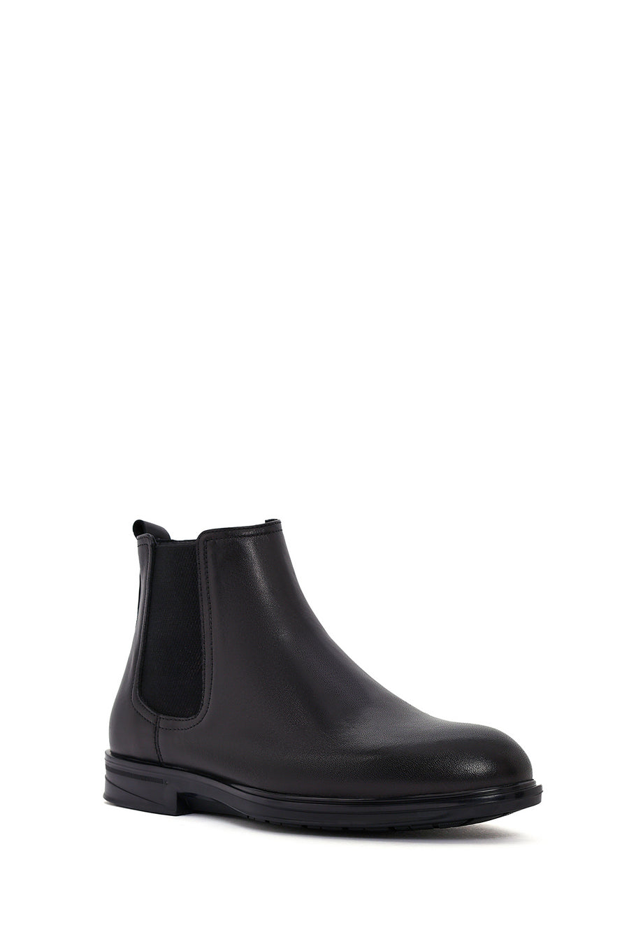 Male Black Leather Chelsea Boots