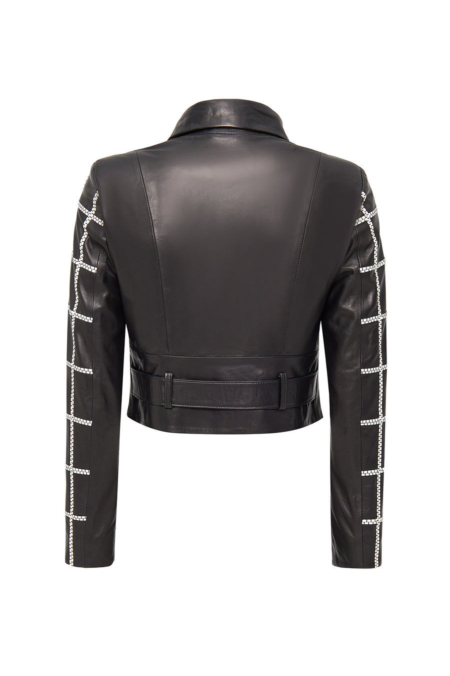 Capri Women's Black Short Leather Jacket