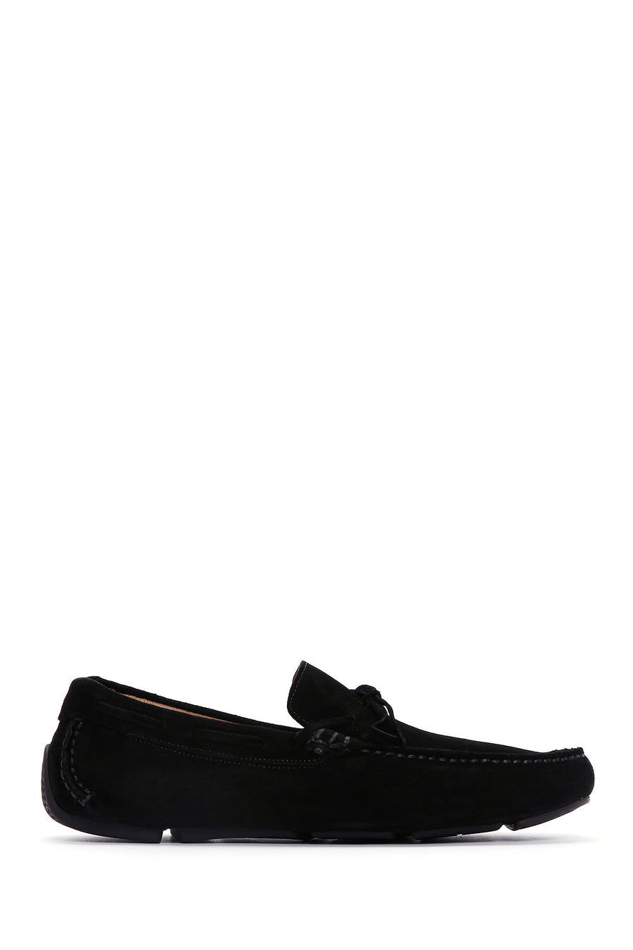 Men's Black Suede Leather Loafer 25SFD630410 | Derimod