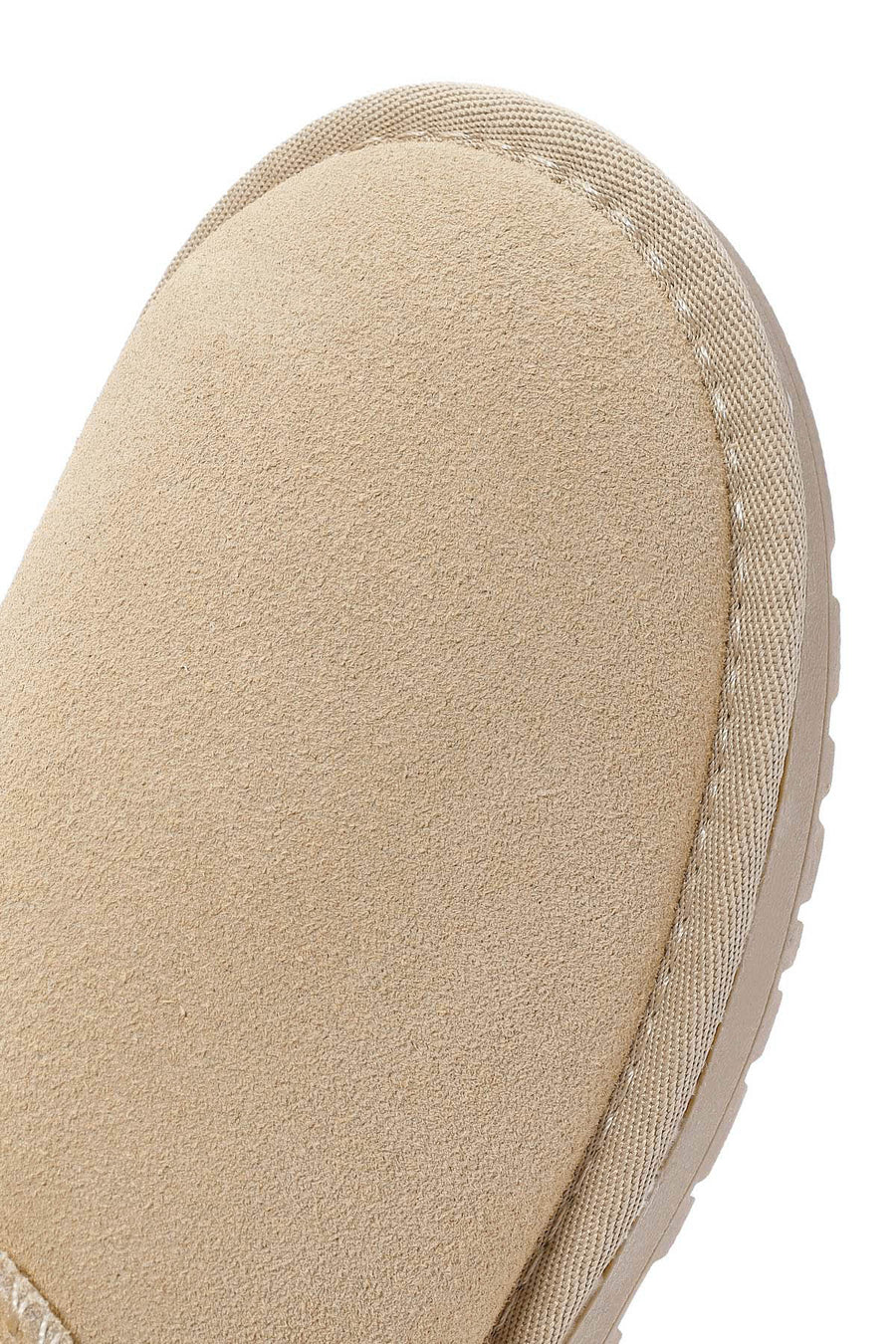 Women's Cream Short Suede Boots