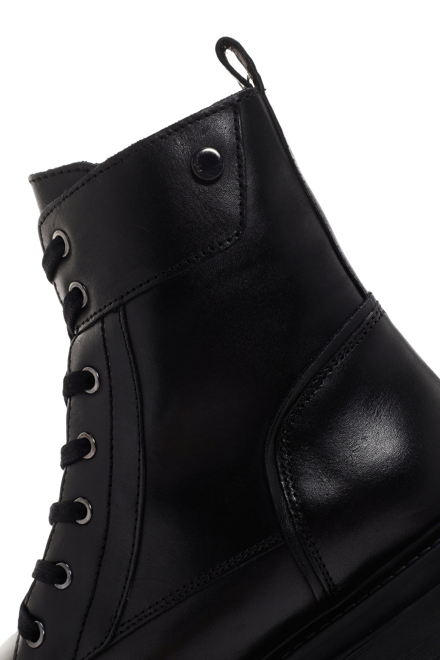 Geox Women's Black Zippered Leather Boots