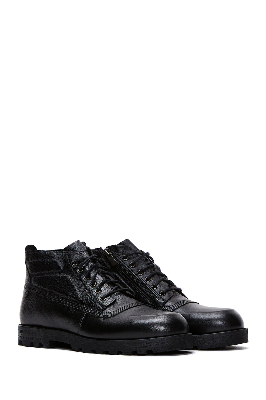 Men's Leather Casual Zipper Boots
