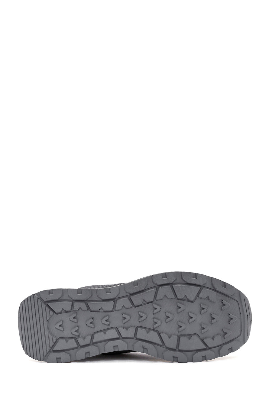 Erkek Gri Bağcıklı Kumaş Sneaker