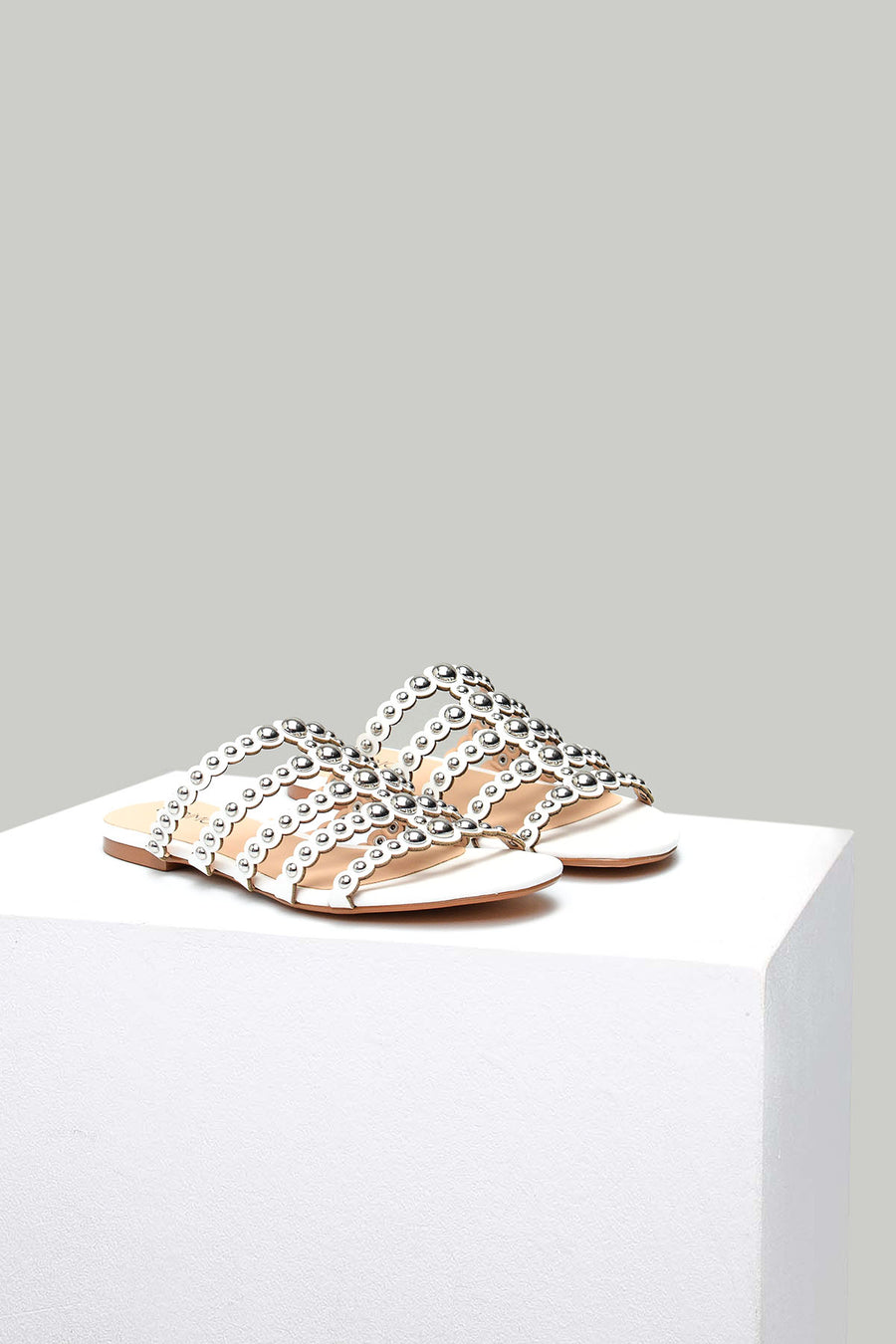 Women's Slippers with Metal Detail