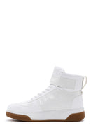 Women's White High Top Sneaker | Derimod