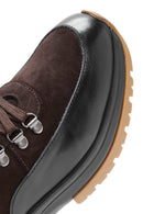 Men's Brown Lace-Up Leather Casual Boots | Derimod