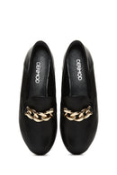 Kadın Deri Zincirli Loafer | Derimod