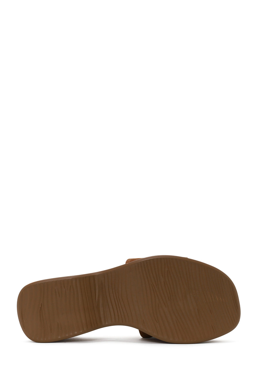 Woman Tan Thick-Soled Suede Slipper