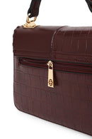 Woman Burgundy Long-Strap Shoulder Bag | Derimod